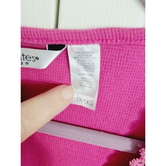 Delicates Woman 1X Nightgown Nightdres‎ Short Sleeve Cottage Granny Vintage - Picture 7 of 8